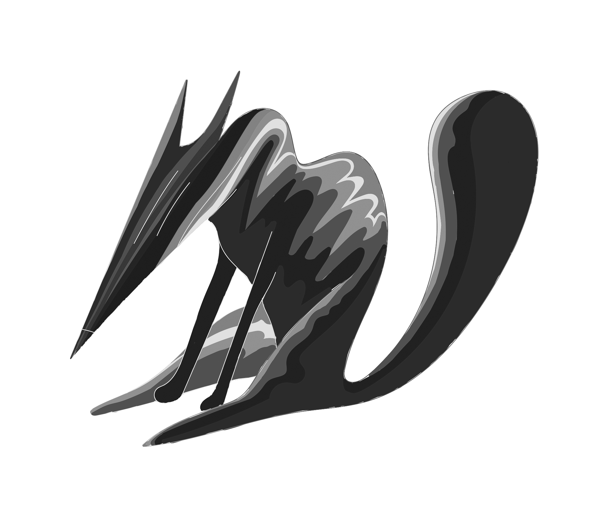 logo noir et blanc